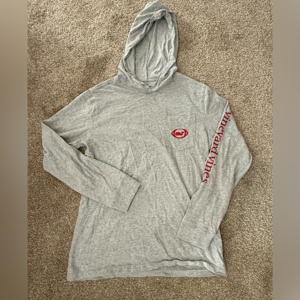 Vineyard Vines Light Gray Tshirt Hoodie